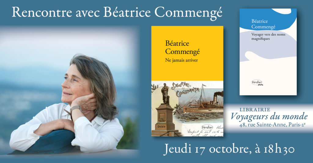 Rencontre à Paris avec Béatrice Commengé le 17 octobre 2024